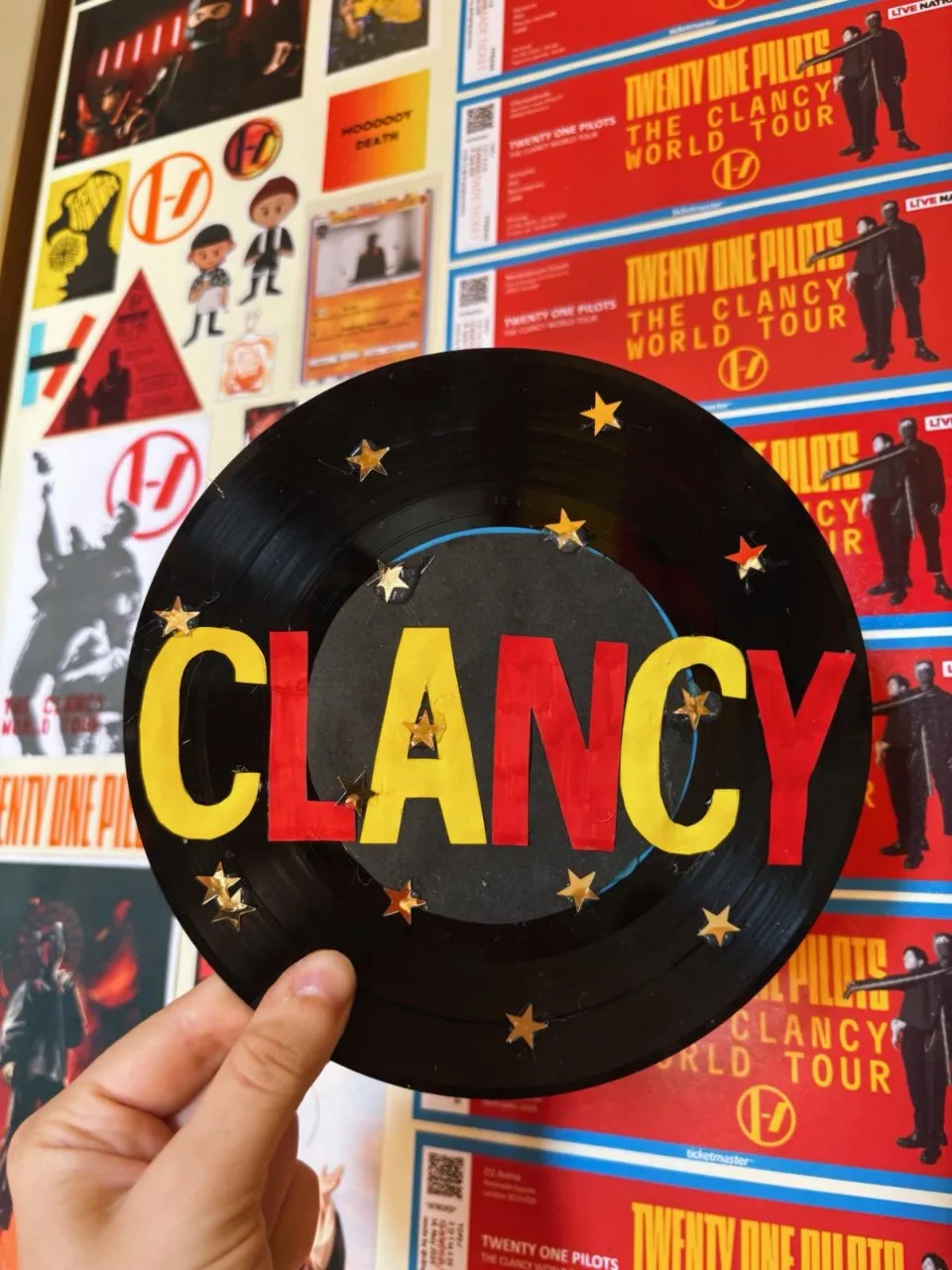 Vinile decorato Clancy