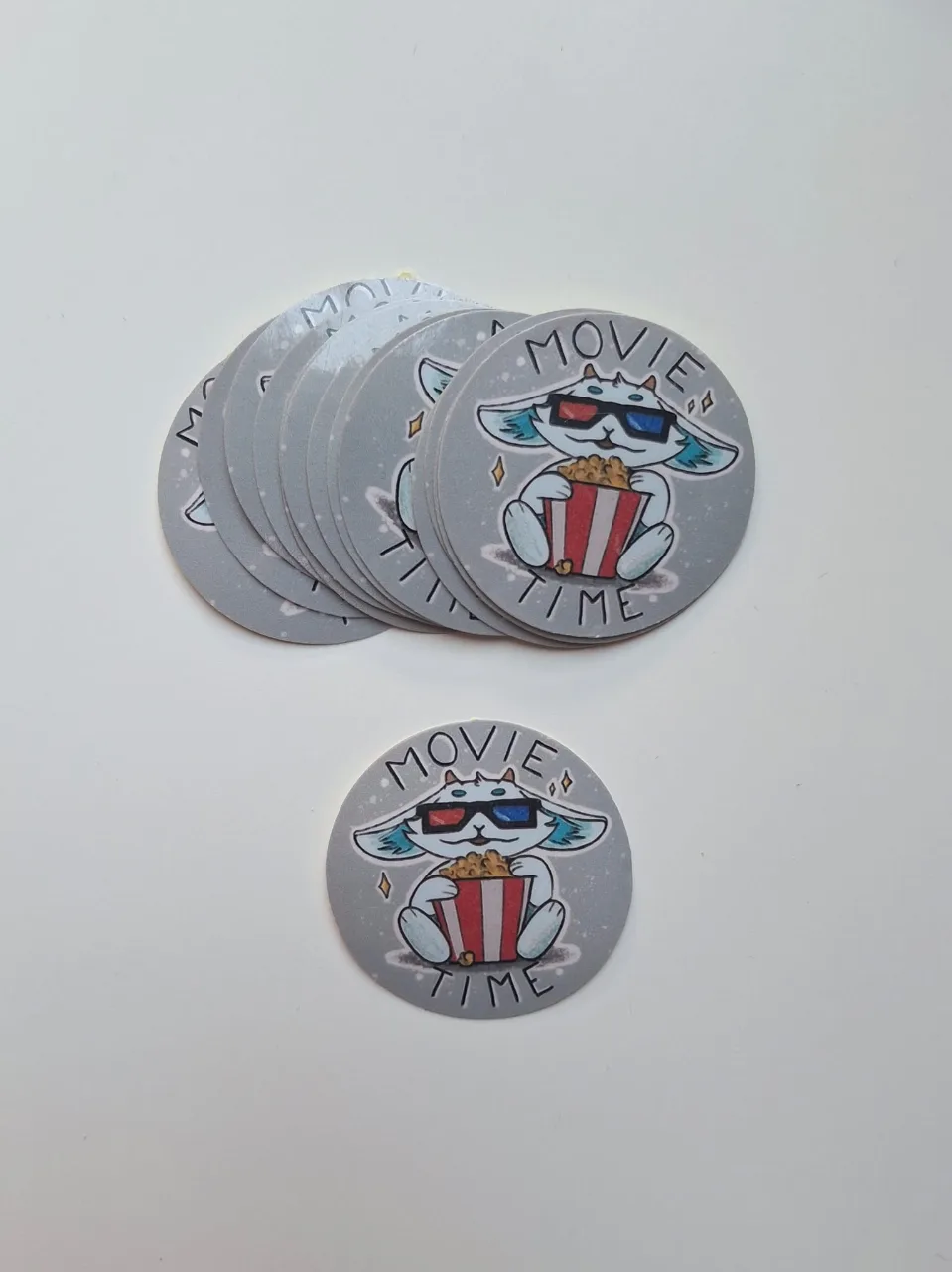 stickers movie time
