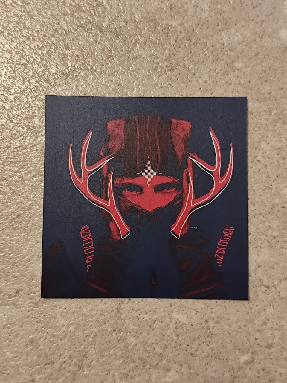 clancy print 9 x 9 cm