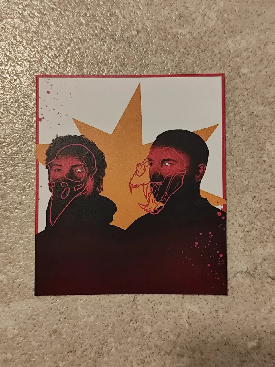 twenty one pilots print 9 x 10 cm