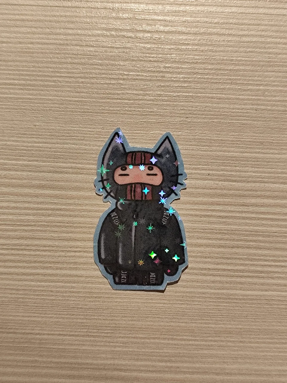 clancy holographic sticker
