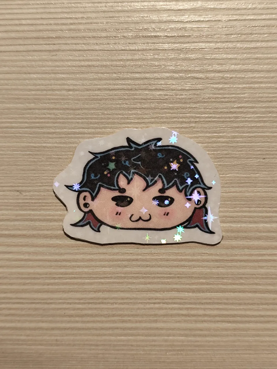 clancy holographic sticker